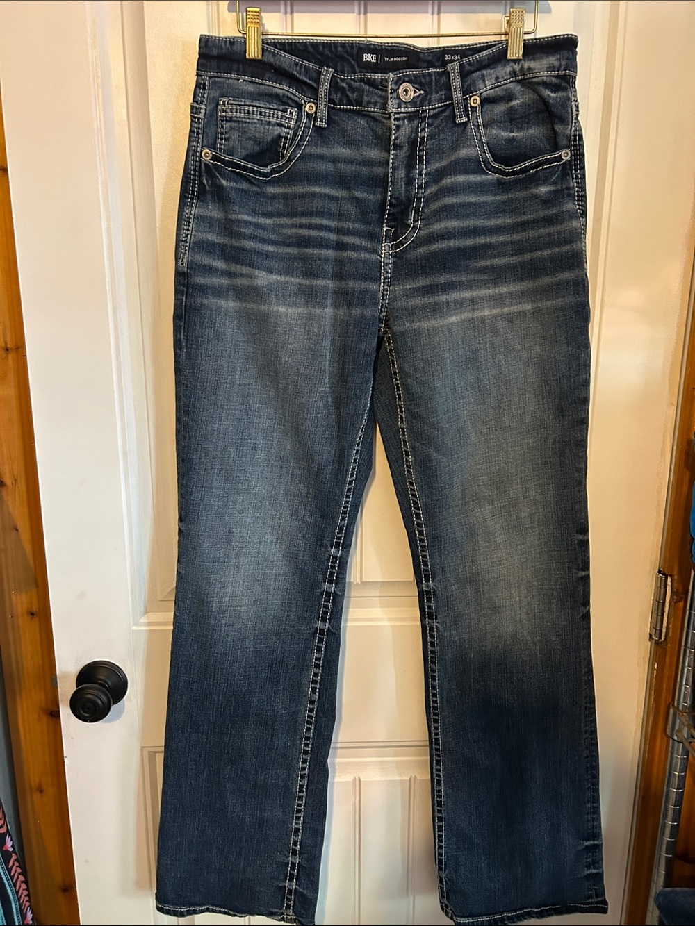 Dark Wash BKE bootcut Jeans